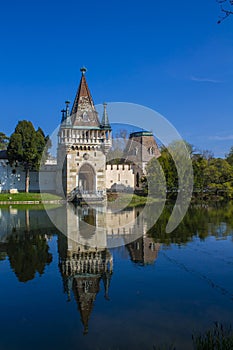 Medival castle near the lake in Austria