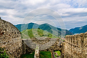 Medival castle ruins in Austria