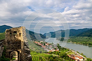 Medival castle ruins in Austria