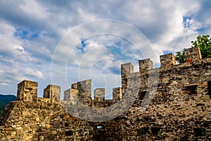 Medival castle ruins in Austria