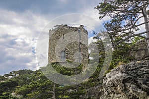 Medival castle ruins in Austria