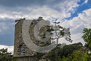 Medival castle ruins in Austria