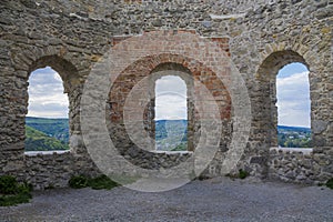 Medival castle ruins in Austria