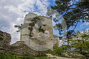 Medival castle ruins in Austria