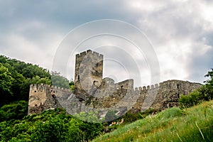 Medival castle ruins in Europe