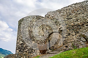 Medival castle ruins in Europe