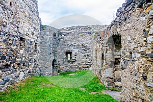 Medival castle ruins in Europe