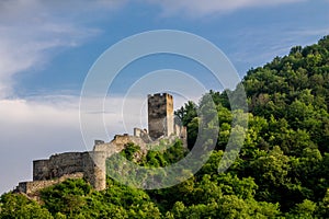 Medival castle ruins in Europe