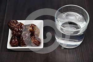 Medjool Dates on table