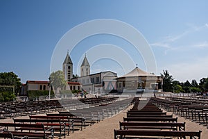 Medjugorje Bosnia and Herzegovina. The parish church of St. James