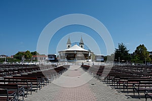 Medjugorje Bosnia and Herzegovina. The parish church of St. James