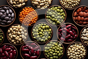 A medley of legumes and beans, showcasing their rich variety