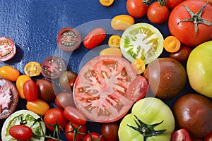 Medley of Tomato Varieties closeup