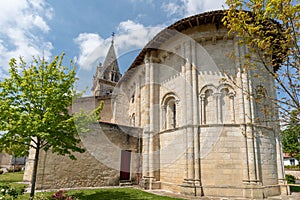 Medoc, France. The church of Avensan, near Margaux