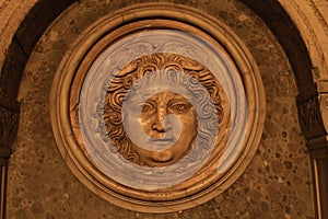 Medusa in Cisterna Jerabatan in Istanbul