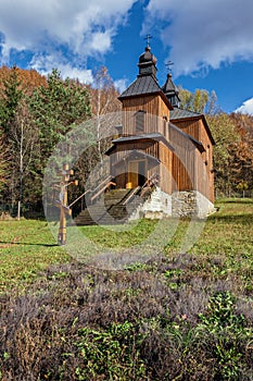 Medvedie, orthodox wooden church