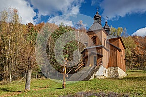 Medvedie, orthodox wooden church