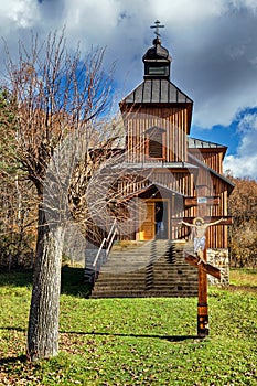 Medvedie, orthodox wooden church