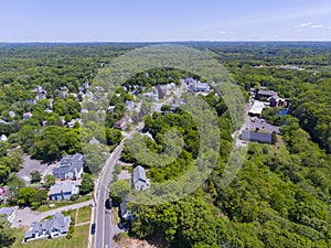 Medway aerial view, Massachusetts, USA