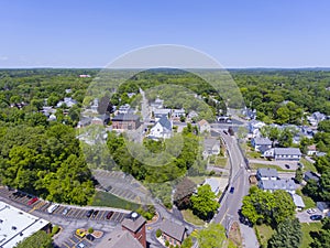 Medway aerial view, Massachusetts, USA photo