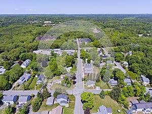 Medway aerial view, Massachusetts, USA photo