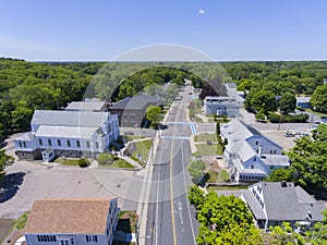 Medway aerial view, Massachusetts, USA photo