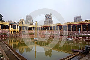 Meenakshi hindu temple in Madurai photo