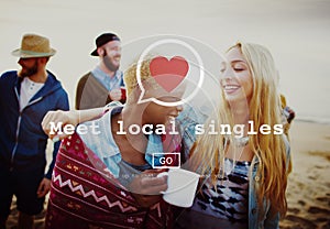 Meet Local Singles Dating Valentine Romance Heart Love Passion