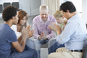 Meeting Of Bible Study Group