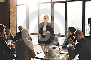 Meeting Corporate Success Brainstorming Teamwork Concept