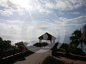 The meeting point in the Caribbean photo