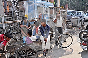 Meeting Point of Rickshaw Drivers