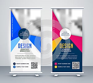 Meeting presentation standee roll up banner