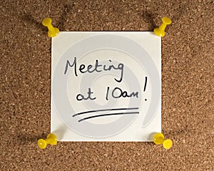 Meeting Reminder photo