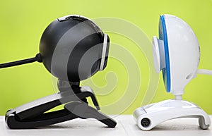 Meeting through web cameras