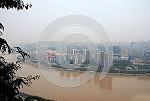 Mega-city of Chongqing in China