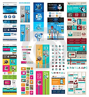 Mega Collection of Website templates, web header