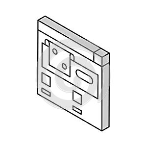 mega sale isometric icon vector illustration