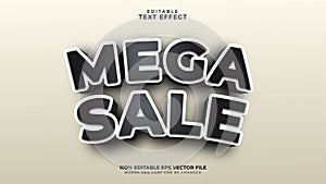 Mega Sale Text Effect, Editable Text Effect