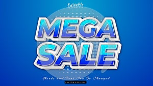 Mega sale text effect