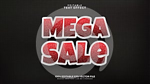 Mega Sale Text Effect, Editable Text Effect