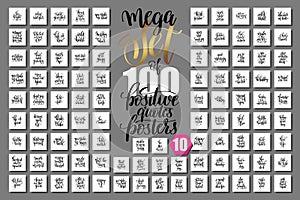 Mega set of 100 positive quotes posters