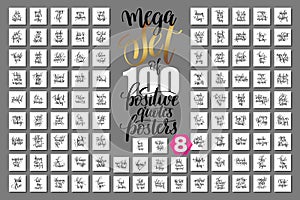 Mega set of 100 positive quotes posters, motivational