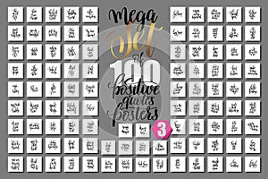 mega set of 100 positive quotes posters, motivational and inspirational phrases