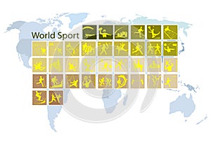 A Mega Set of 35 World Sport Icons