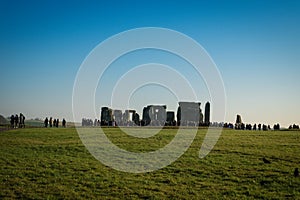 Megalith - Stonehenge prehistoric monument in Wiltshire