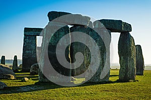 Megalith - Stonehenge prehistoric monument in Wiltshire