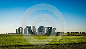 Megalith - Stonehenge prehistoric monument in Wiltshire