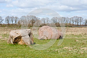 Megalith stones in the Netherlands