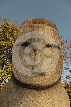 Megalith from unknown prehistoric culture, Sulawesi, Indonesia